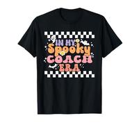 in My Spooky Coach Era Retro Groovy Halloween Costume Maglietta