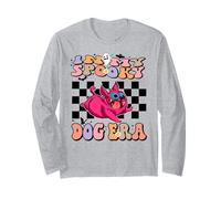 in My Spooky Dog Era Groovy Halloween Dogs Costume Maglia a Manica