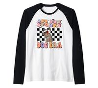 in My Spooky Dog Era Groovy Halloween Dogs Costume Maglia con Maniche Raglan