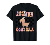 in My Spooky Goat Era Groovy Halloween Animals Costume Maglietta