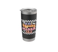 In My Spooky Miner Era Retro Groovy Funny Halloween Bicchiere termico in acciaio inox doppia parete