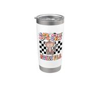 In My Spooky Monkey Era Groovy Halloween Animals Costume Bicchiere termico in acciaio inox doppia parete