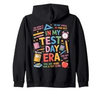 in My Test Day Era Motivazione Studenti Insegnanti Esame Felpa con Cappuccio