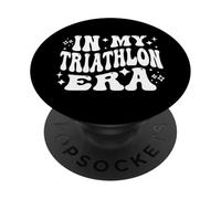 In My Triathlon Era - Atleta divertente da corsa in bicicletta PopSockets PopGrip Adesivo