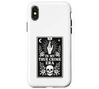 In My True Crime Era Tarot Card Design True Crime Fan Custodia per iPhone X/XS