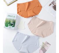 in naturale 3PCS Slip morbidi senza tracce in seta