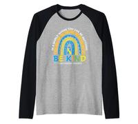 in October We Wear Blue Yellow Kind Down Syndrome Awareness Maglia con Maniche Raglan