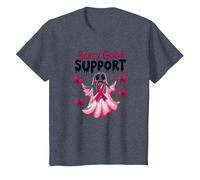 in Ottobre Indossiamo Fantasma Rosa - Scary Good Support Maglietta, Bambini, Pervinca, 2 Anni