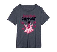 in Ottobre Indossiamo Fantasma Rosa - Scary Good Support Maglietta, Donna Plus-Size, Pervinca, 1X