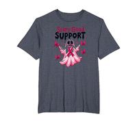 in Ottobre Indossiamo Fantasma Rosa - Scary Good Support Maglietta, Uomo Taglie Grandi, Pervinca, 5X Tall