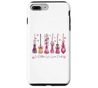 In ottobre indossiamo il cancro al seno rosa strega scopa Custodia per iPhone 7 Plus/8 Plus