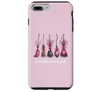 In ottobre indossiamo il cancro al seno rosa strega scopa Custodia per iPhone 7 Plus/8 Plus