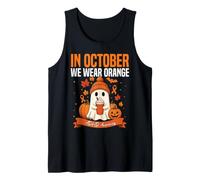 in Ottobre indossiamo Il Fantasma Arancione di Halloween per la consapevolezza dell'ADHD Canotta