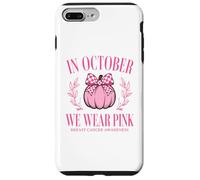 In ottobre indossiamo il regalo rosa del cancro al seno della zucca di Coquette Custodia per iPhone 7 Plus/8 Plus