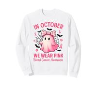 in Ottobre indossiamo la consapevolezza del Cancro al Seno Carino Fantasma Rosa Felpa