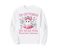 in Ottobre indossiamo la consapevolezza del Cancro al Seno Carino Fantasma Rosa Felpa