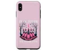 In ottobre indossiamo la consapevolezza del cancro al seno della congrega delle streghe rosa Custodia per iPhone XS Max