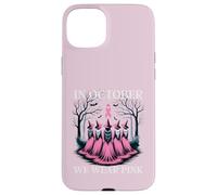 In ottobre indossiamo la consapevolezza del cancro al seno della congrega delle streghe rosa Custodia per iPhone 15 Plus