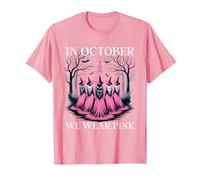 in Ottobre indossiamo la consapevolezza del Cancro al Seno della congrega delle Streghe Rosa Maglietta