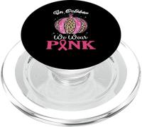 In ottobre indossiamo la consapevolezza del cancro al seno delle zucche rosa PopSockets PopGrip per MagSafe