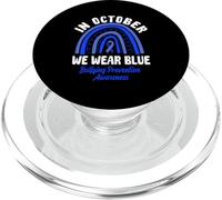 In ottobre indossiamo la consapevolezza della prevenzione del bullismo blu PopSockets PopGrip per MagSafe