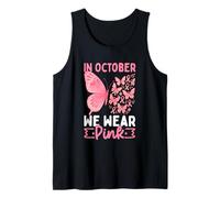 in Ottobre indossiamo la consapevolezza delle Farfalle Rosa Canotta