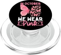 In ottobre indossiamo la consapevolezza delle farfalle rosa PopSockets PopGrip per MagSafe