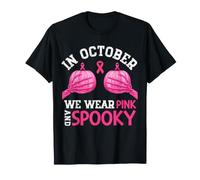 in Ottobre indossiamo Nastro Rosa e spettrale per Il Cancro al Seno Maglietta