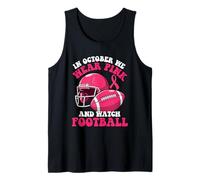 in Ottobre indossiamo Rosa e guardiamo Il Calcio - Cancro al Seno Canotta