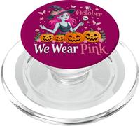 In ottobre indossiamo rosa Strega Cancro Halloween PopSockets PopGrip per MagSafe