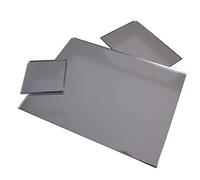 in-outdoorshop Specchio in acrilico, PMMA, specchio di alta qualità, vetro acrilico da 3 mm XT argento, diverse misure e forme, 40cm x 50cm