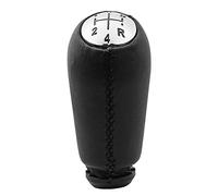 In pelle Cromata Leva Del Pomello Del Cambio Shifter Penna Per Per Clio 3 Per Megane 2 Per Scenic Per Kangoo 2005 2006 2007 2008 2009 Pomello Leva Cambio (Color : Chrome Cap Black2)