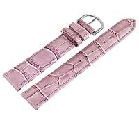 In pelle Orologio bracciale orologio da polso cinturino per orologio da polso bracciale lilla con cuciture colore viola 818051510016 Steg larghezza 16 mm