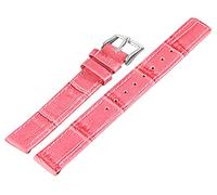 In pelle Orologio bracciale orologio da polso cinturino per orologio da polso bracciale Pink cuciture colore Pink 818251511114 Steg larghezza 14 mm