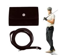 , in pelle PU impermeabile,alla moda con pallina da golf con tracolla regolabile, portatile per viaggiare, correre, andare in bicicletta, escursionismo