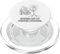 In pensione Non è il mio problema Più Ufficio divertente PopSockets PopGrip per MagSafe