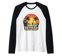 In pensione ogni giorno è domenica vacanze al mare vacanze estive Maglia con Maniche Raglan