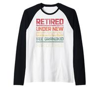 In pensione sotto una nuova gestione Vedere Grandkid per i dettagli Retro Maglia con Maniche Raglan