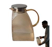 in per tè da 1,5 l, con design martellato per | Caraffa per bevande antigoccia per casa, ufficio, cucina, sala da pranzo, camera da letto, latte e bevande fredde
