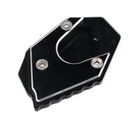 In piedi Moto Cavalletto Piede Laterale Estensione Pad Piastra Di Supporto Per Kymco Per Downtown 200i 300i 350i 300 350 Pannello laterale(Nero)