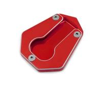 In piedi Moto Piede Laterale Del Basamento Pad Piastra Cavalletto Ingranditore Supporto Di Estensione Per Benelli TRK502X 752S BN600 BJ600 502C Pannello laterale(rosso)