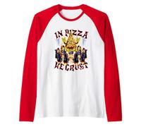 in Pizza We Crust/The all-Seeing Slice Maglia con Maniche Raglan