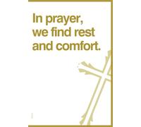 In prayer, we find rest and comfort.: Christian diary for spiritual growth. Notebook for Prayers, Bible Study, and Daily Devotions