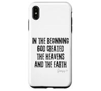 In principio Dio Creò Genesi 1:1 Creazione Biblica Custodia per iPhone XS Max