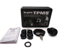 in.pro Sistema TPMS di Controllo della Pressione dei Pneumatici, con 4 sensori