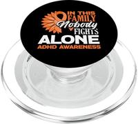 In questa famiglia nessuno combatte da solo Girasole per la consapevolezza dell'ADHD PopSockets PopGrip per MagSafe