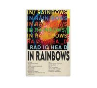 In Rainbows by Radiohead Poster con personaggi classici, attore, cantante, celebrità, poster di celebrità, stampa su tela, pittura a olio, decorazione per la casa, 50 x 75 cm, senza cornice