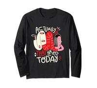 In realtà non così stanco oggi - Weird Positivity Art Maglia a Manica