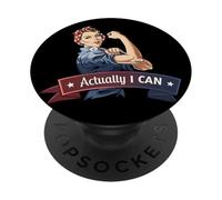 In realtà posso Rosie The Riveter Femminismo Girl Power PopSockets PopGrip Adesivo