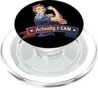 In realtà posso Rosie The Riveter Femminismo Girl Power PopSockets PopGrip per MagSafe